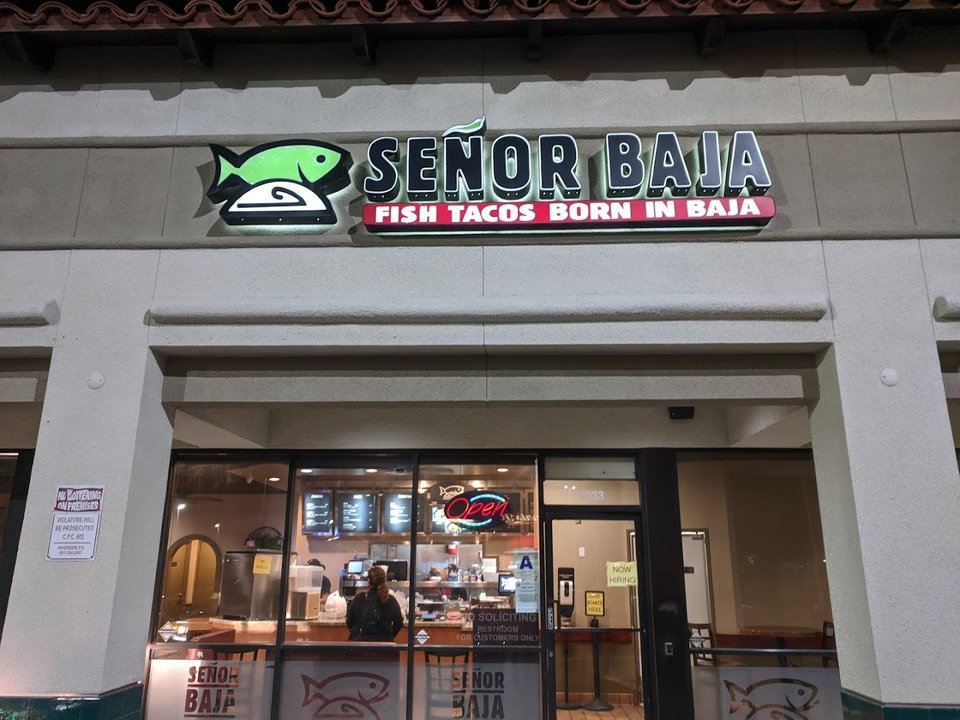 Señor Baja storefront on Magnolia Avenue