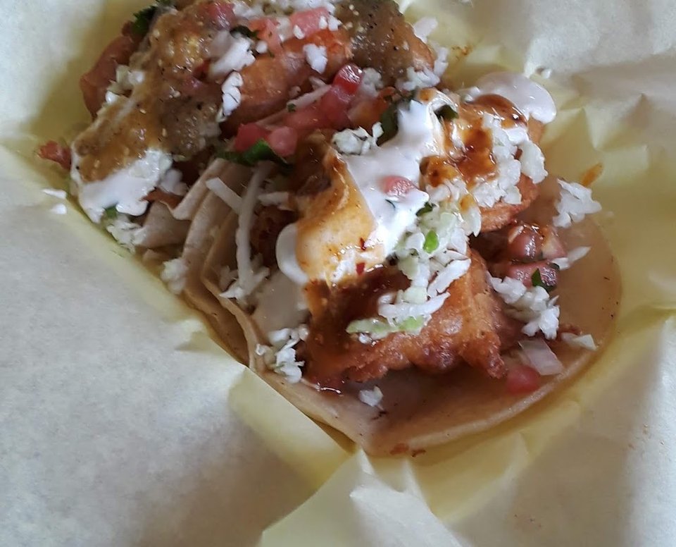 Tacos De Camarón Empanizado