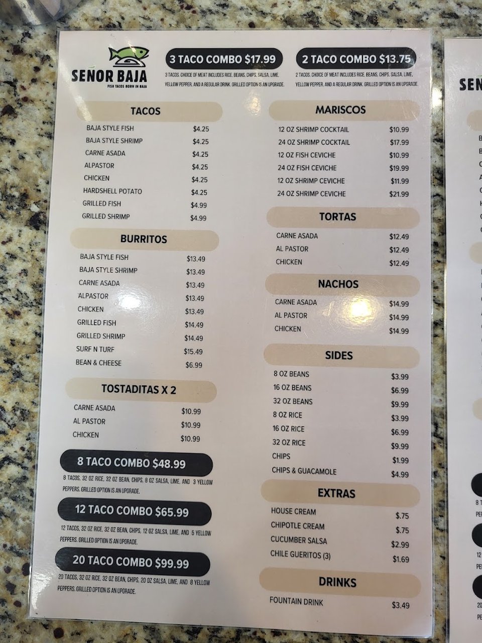 Counter service with quick bite options