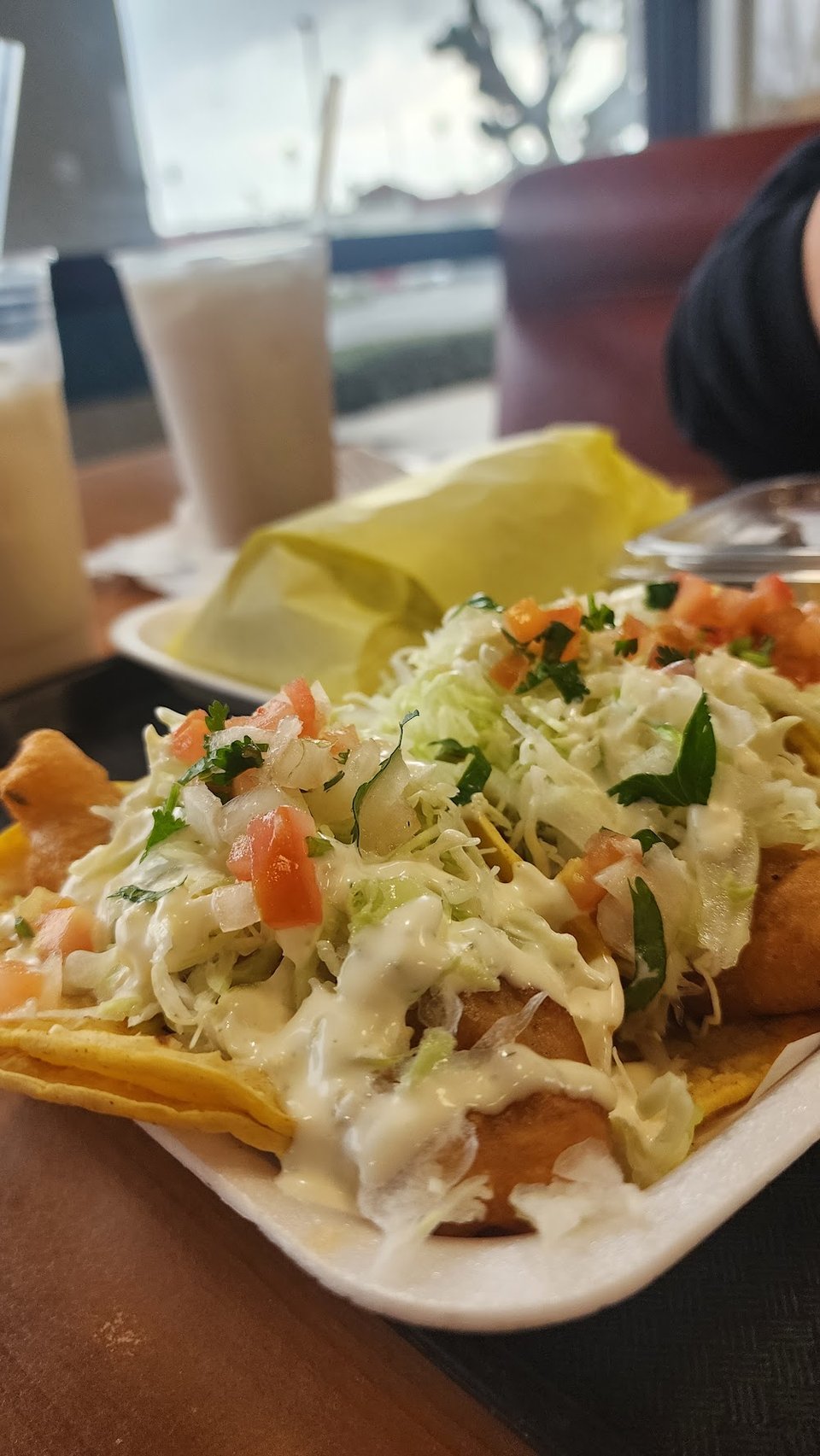 Fish Taco and Shrimp Taco