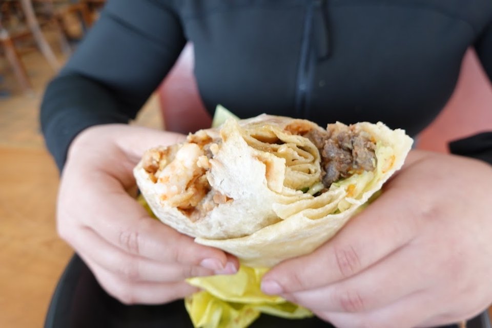 Surf and Turf Burrito